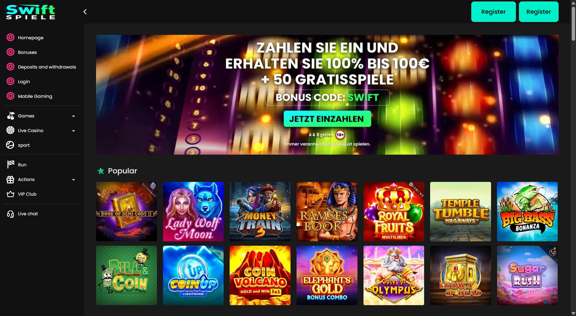 10. Swiftspiele