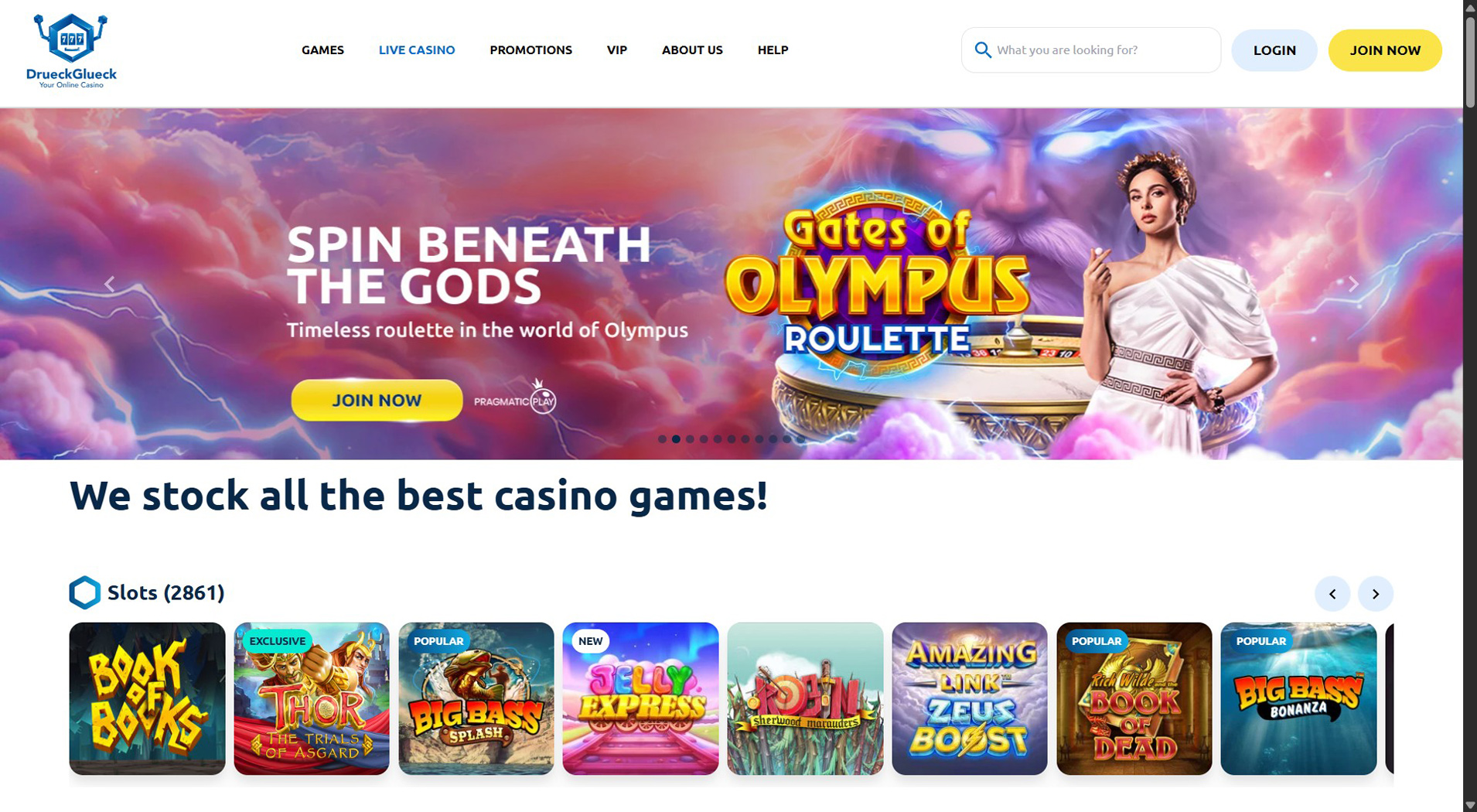 5. DrückGlück- Mobile PayByPhone Casino Choice