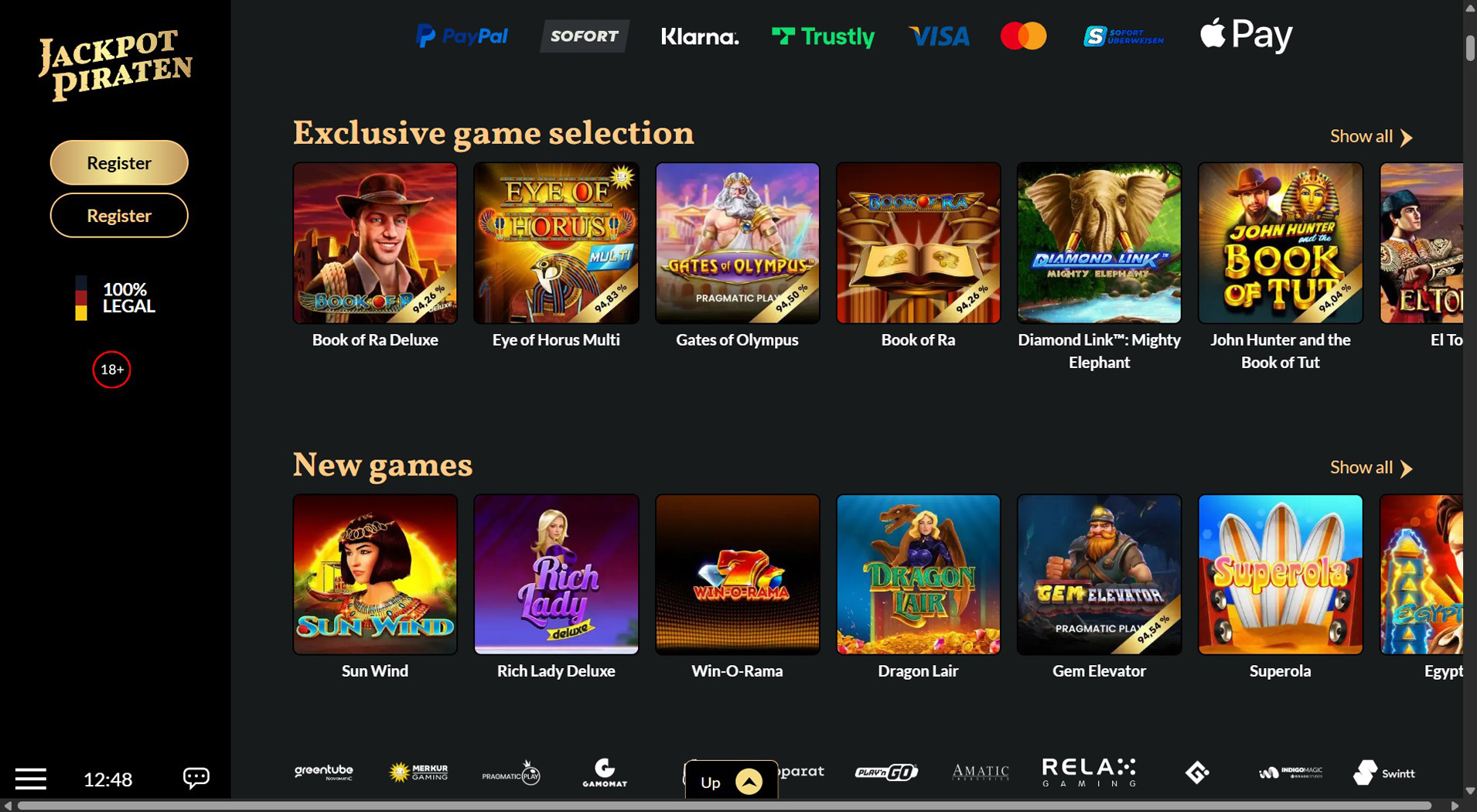 8. JackpotPiraten- Beliebter PayByPhone Casino Bonus