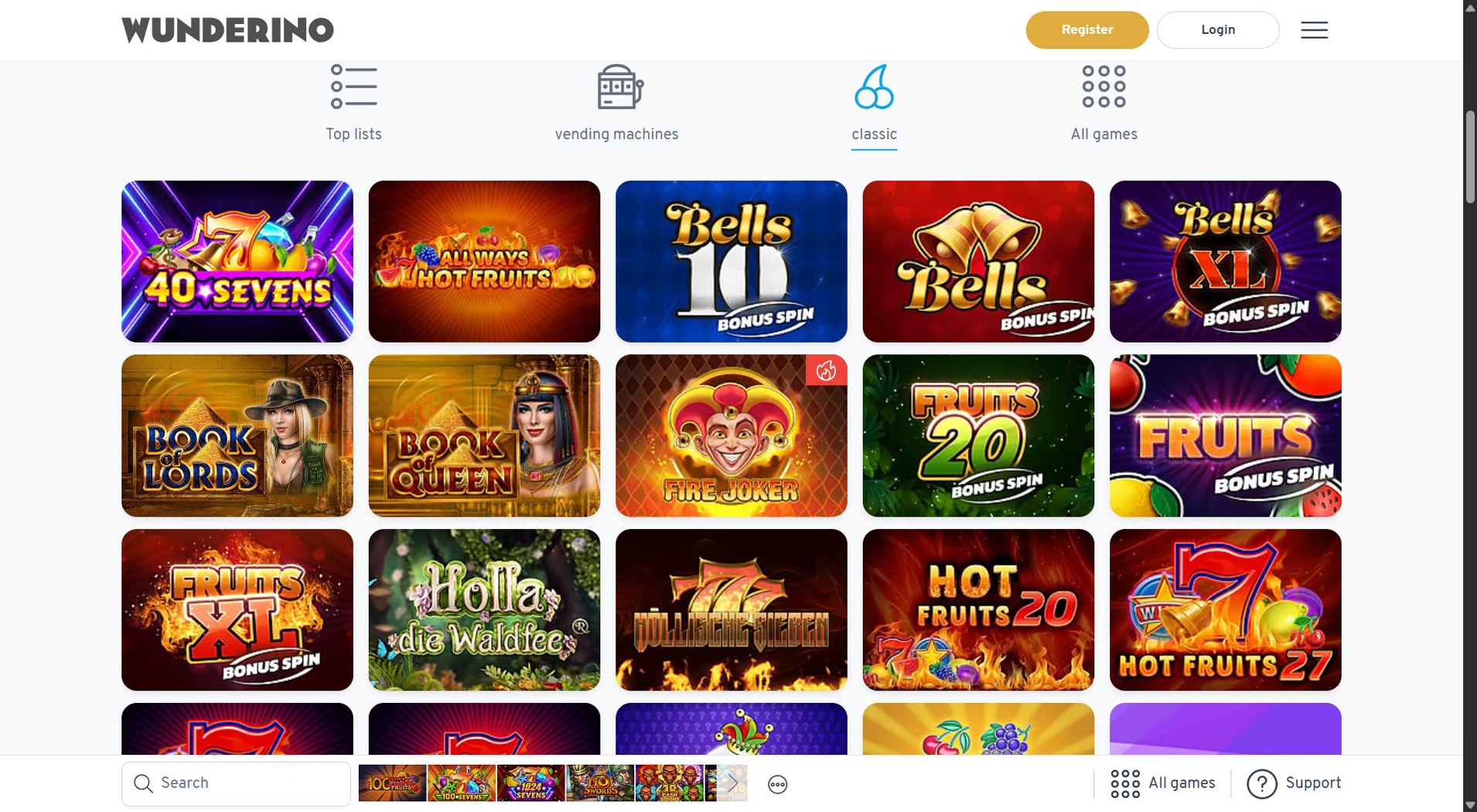 6. Wunderino- Schnelle PayByPhone Casino Auszahlungen